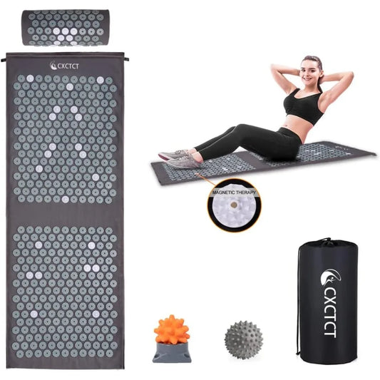 Extra Long Acupressure Mat Set with Pillow