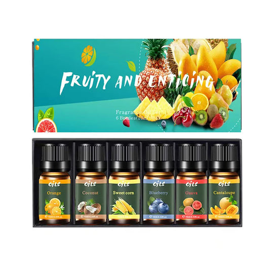 6-Piece Essential Oil Set for Aromatherapy