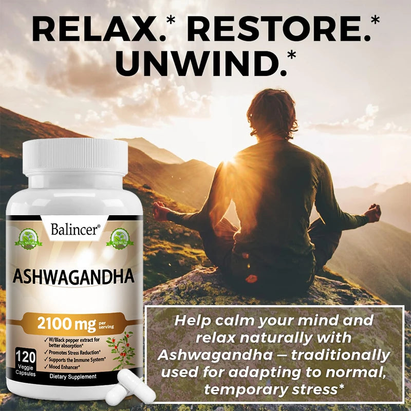 Organic Ashwagandha - Supports Stress Relief & Mood