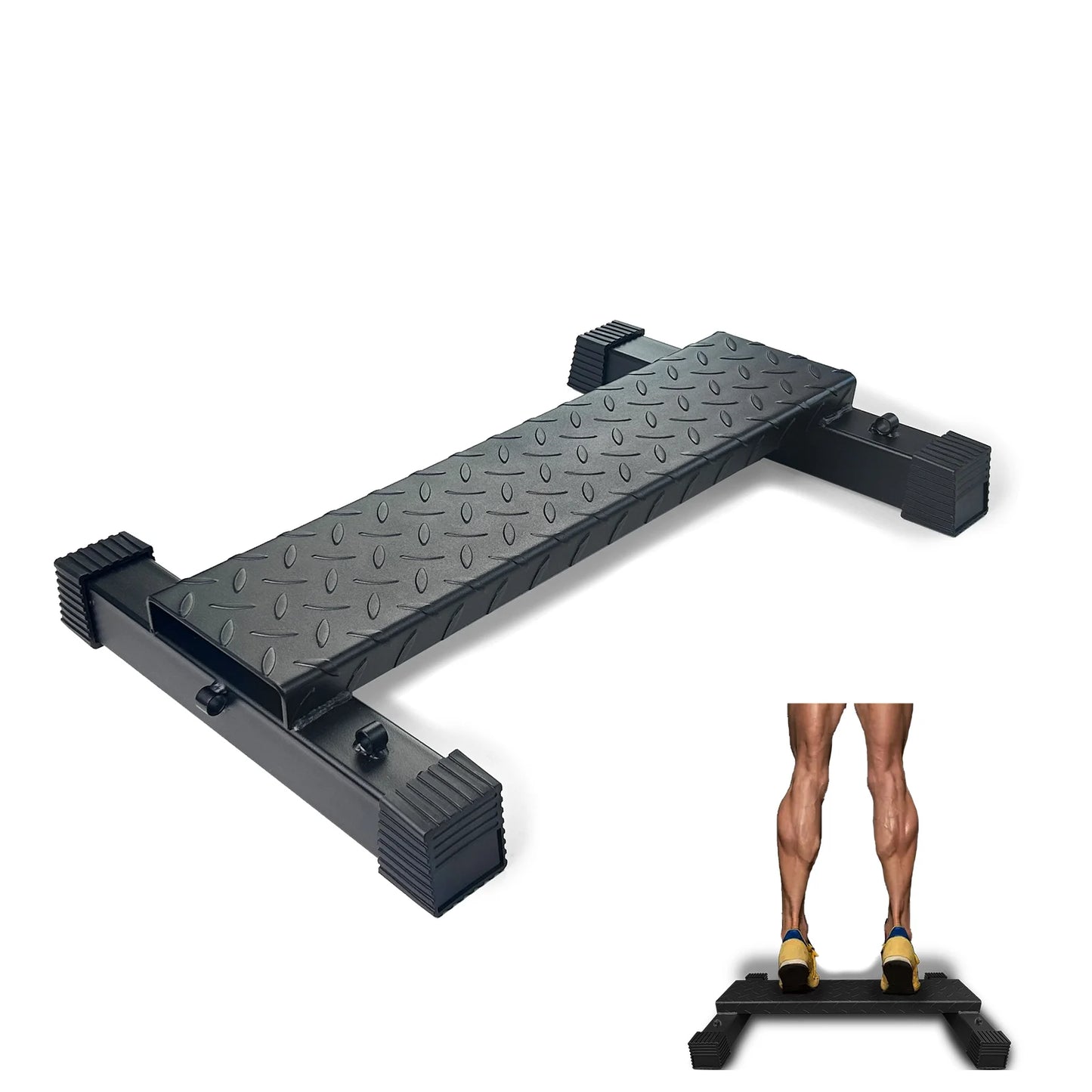 Multifunctional Steel Calf Raise Bar