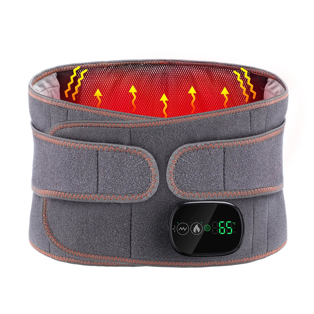 Heated Vibration Massage and Lumbar Support Belt