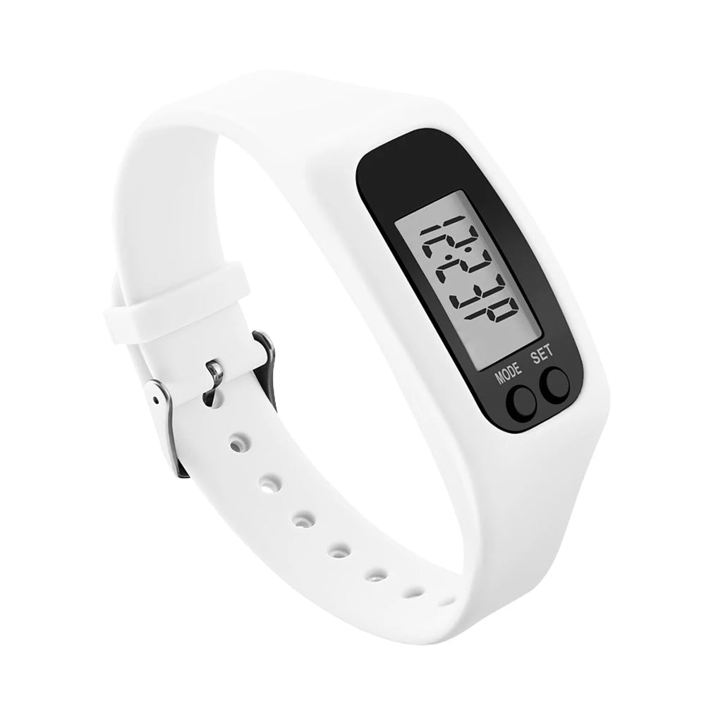 LED Pedometer Calorie Counter Fitness Watch