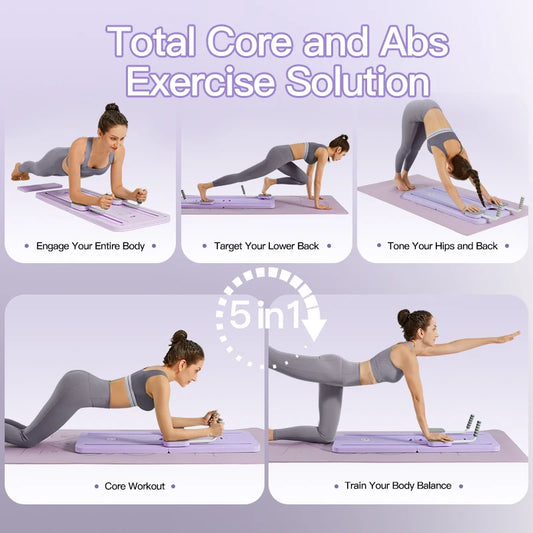 Multifunctional Ab Exercise Board, Home Pilates Reformer