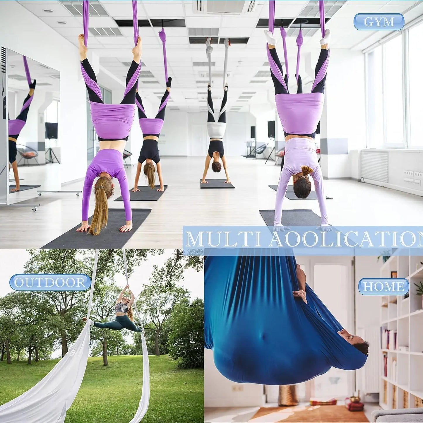 Aerial Silks Fitness Swing Set