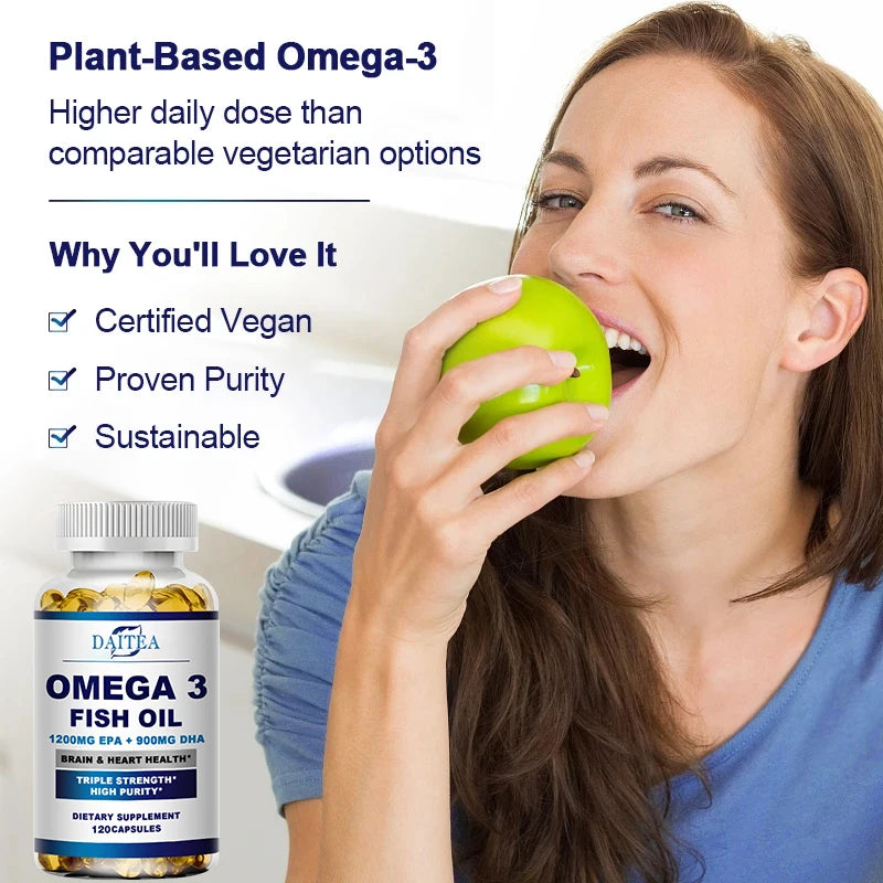 Omega 3 Fish Oil - Supports Brain & Heart Health