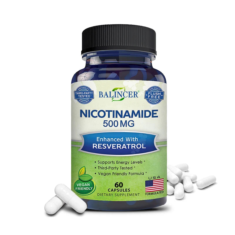 Niacinamide with Resveratrol &  Vitamin B3
