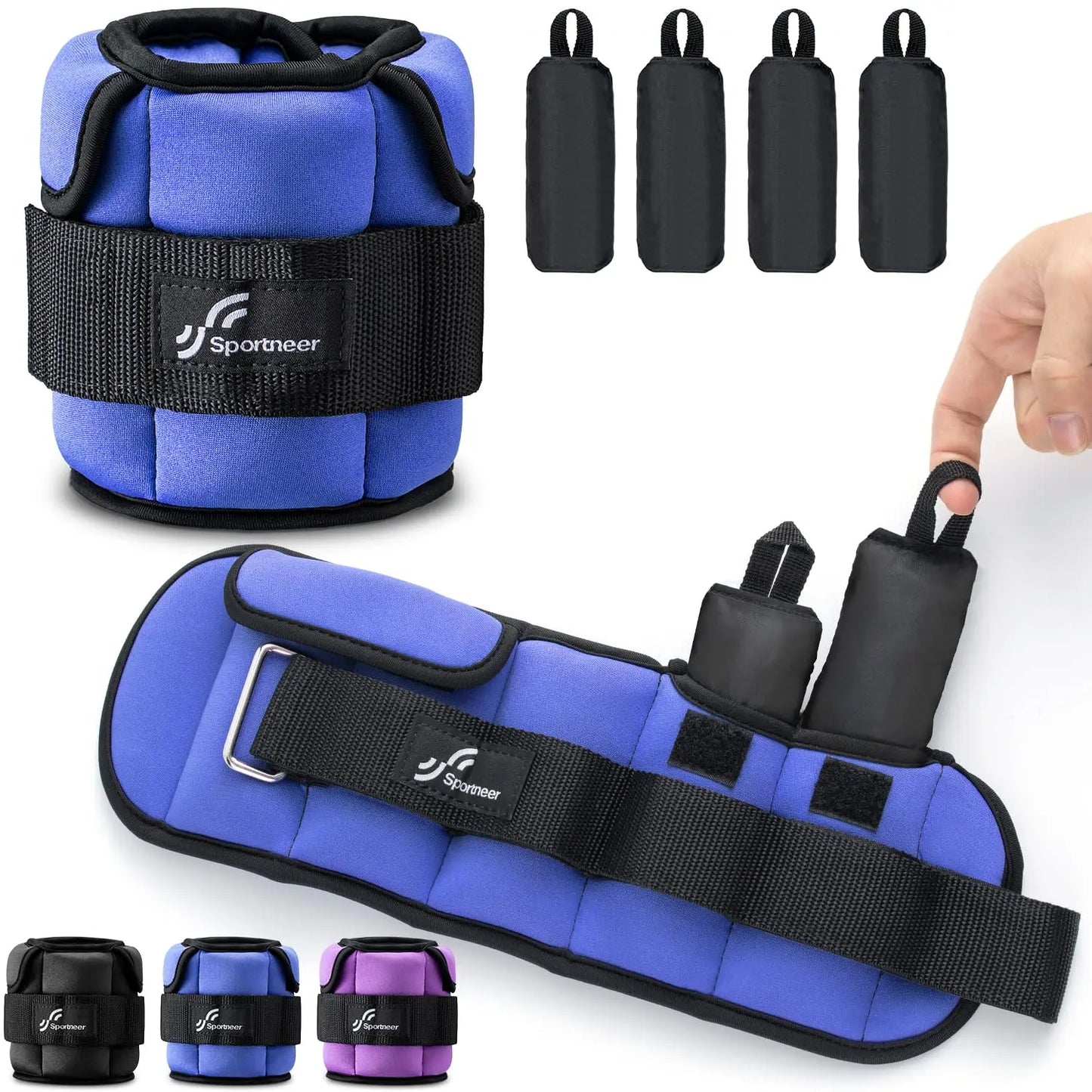 Adjustable Wrist and Ankle Weights 1 Pair