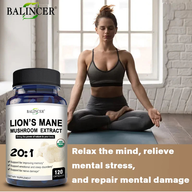 Lion's Mane Mushroom Extract Supports Mood, Sleep