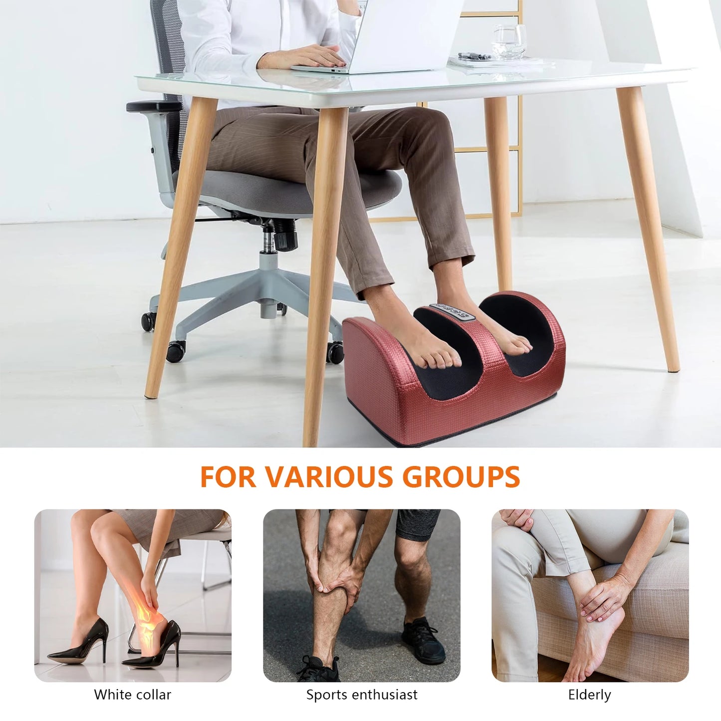 Foot and leg massager