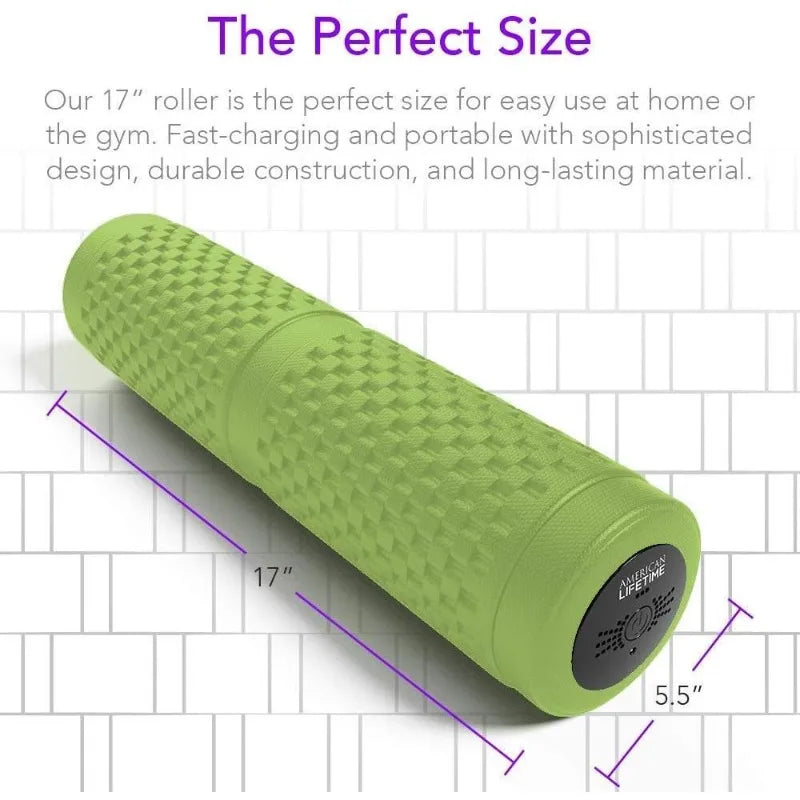 Vibrating Foam Roller, 17 Inch