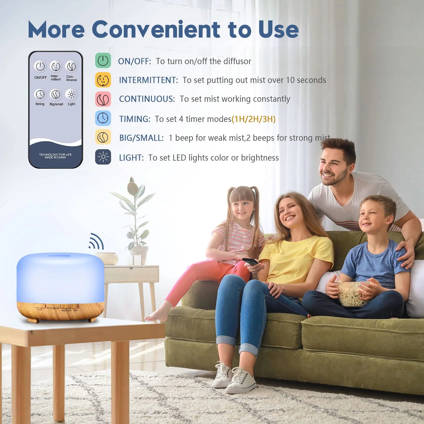 Aromatherapy Oil Diffuser & Humidifier