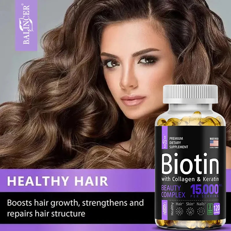 Biotin + Collagen + Keratin Supplement