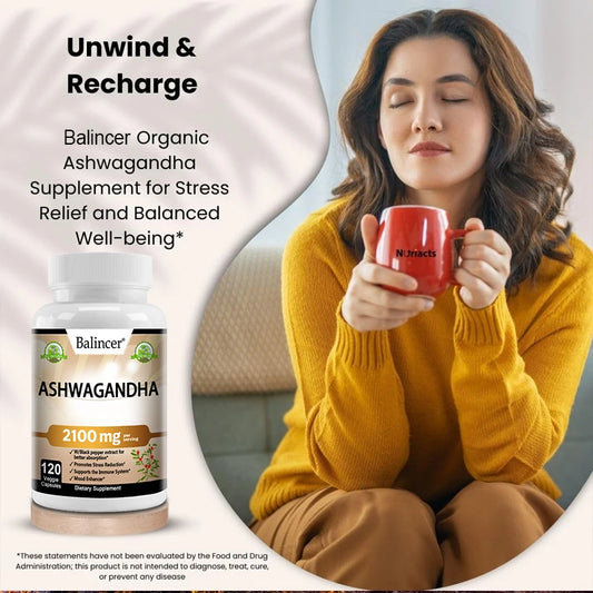 Organic Ashwagandha - Supports Stress Relief & Mood