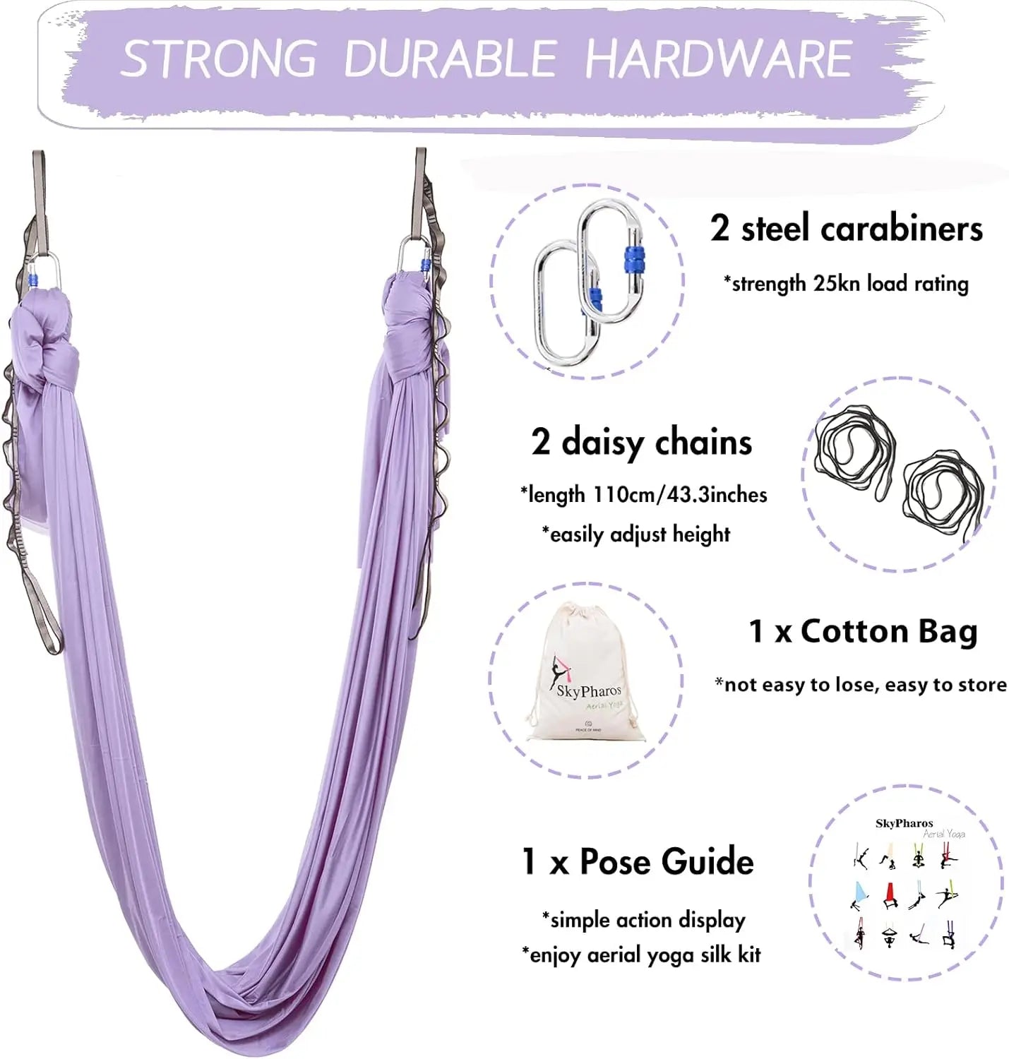 Aerial Silks Fitness Swing Set