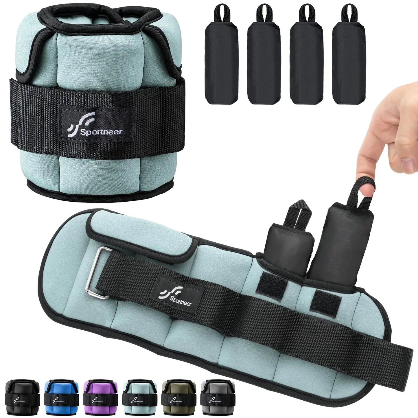 Adjustable Wrist and Ankle Weights 1 Pair
