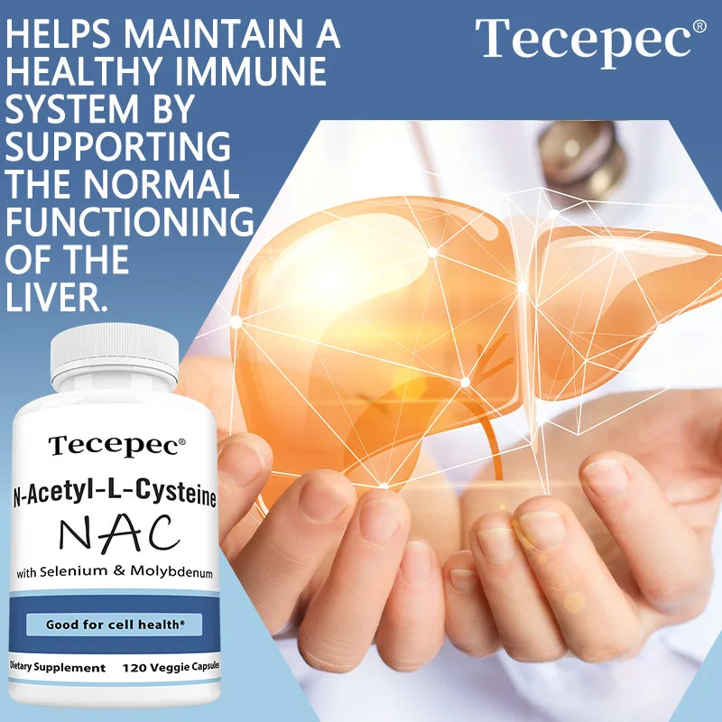 N-Acetyl-L-Cysteine - NAC Supplement- Promotes Cellular Health