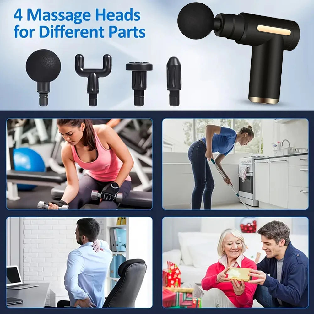 Mini Fascia Massage Gun Electric Massager