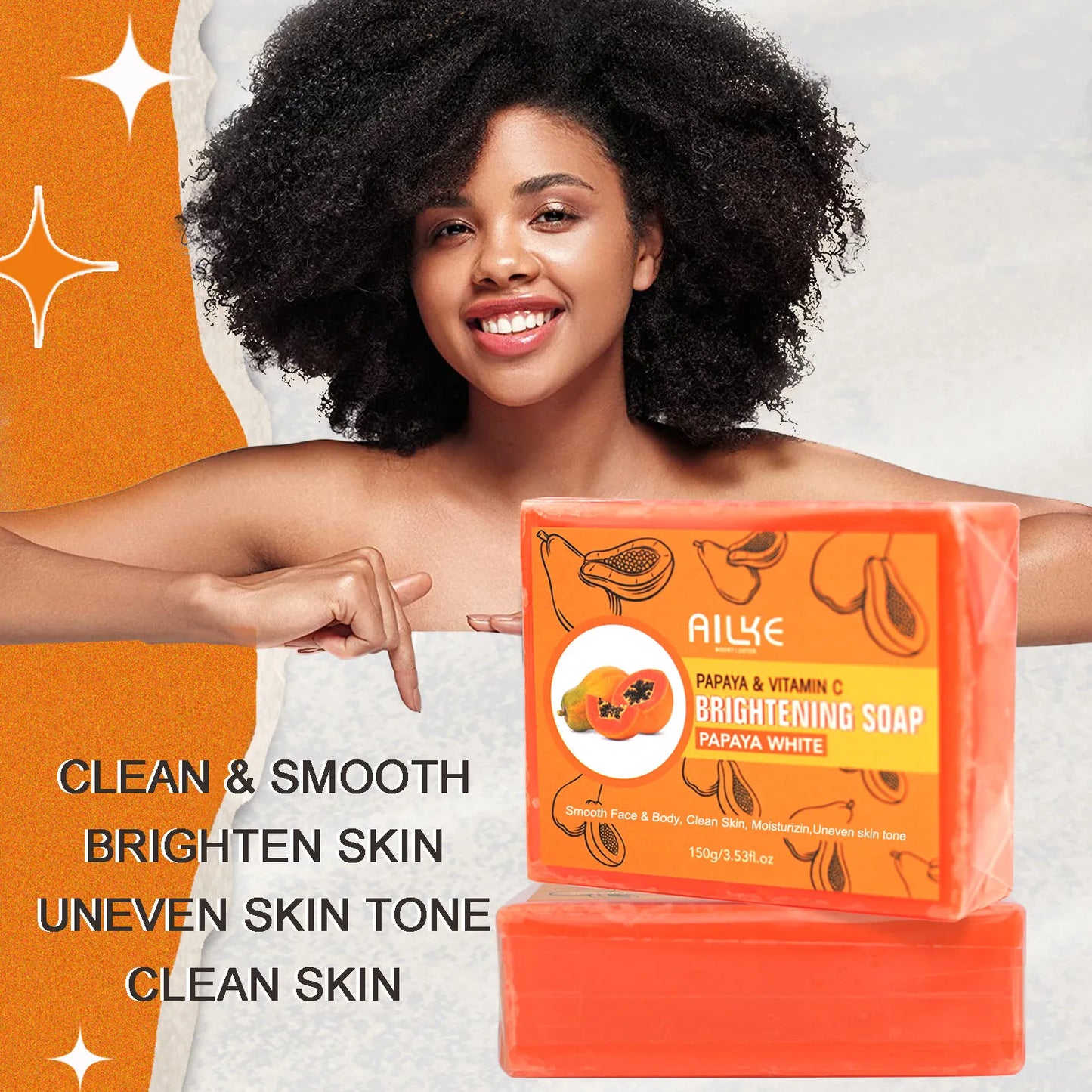 Skin Whitening Organic Papaya Handmade Soap