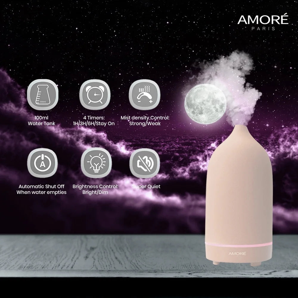 Ceramic Ultrasonic Essential Oil Diffuser