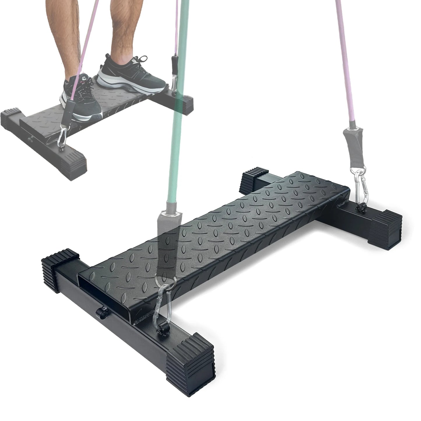Multifunctional Steel Calf Raise Bar