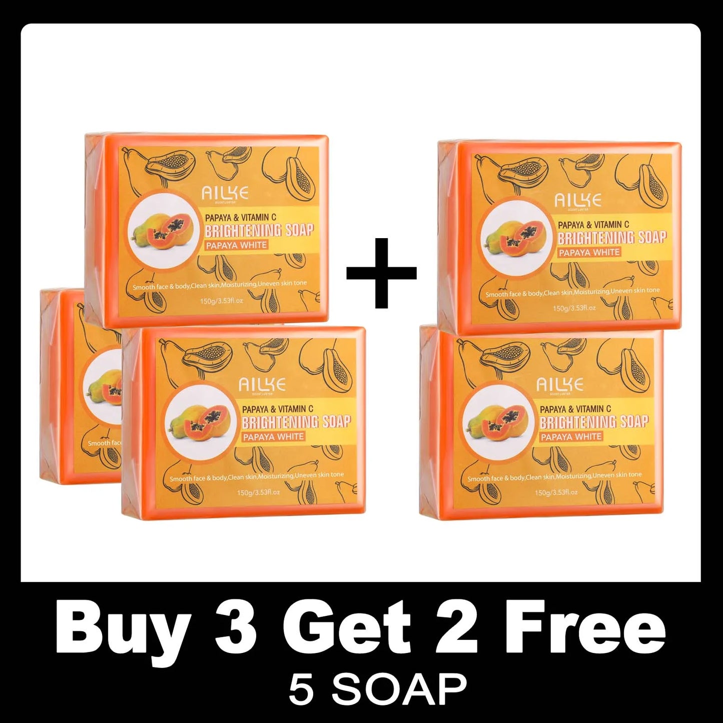 Skin Whitening Organic Papaya Handmade Soap