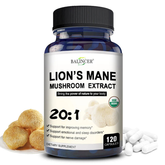 Lion's Mane Mushroom Extract Supports Mood, Sleep