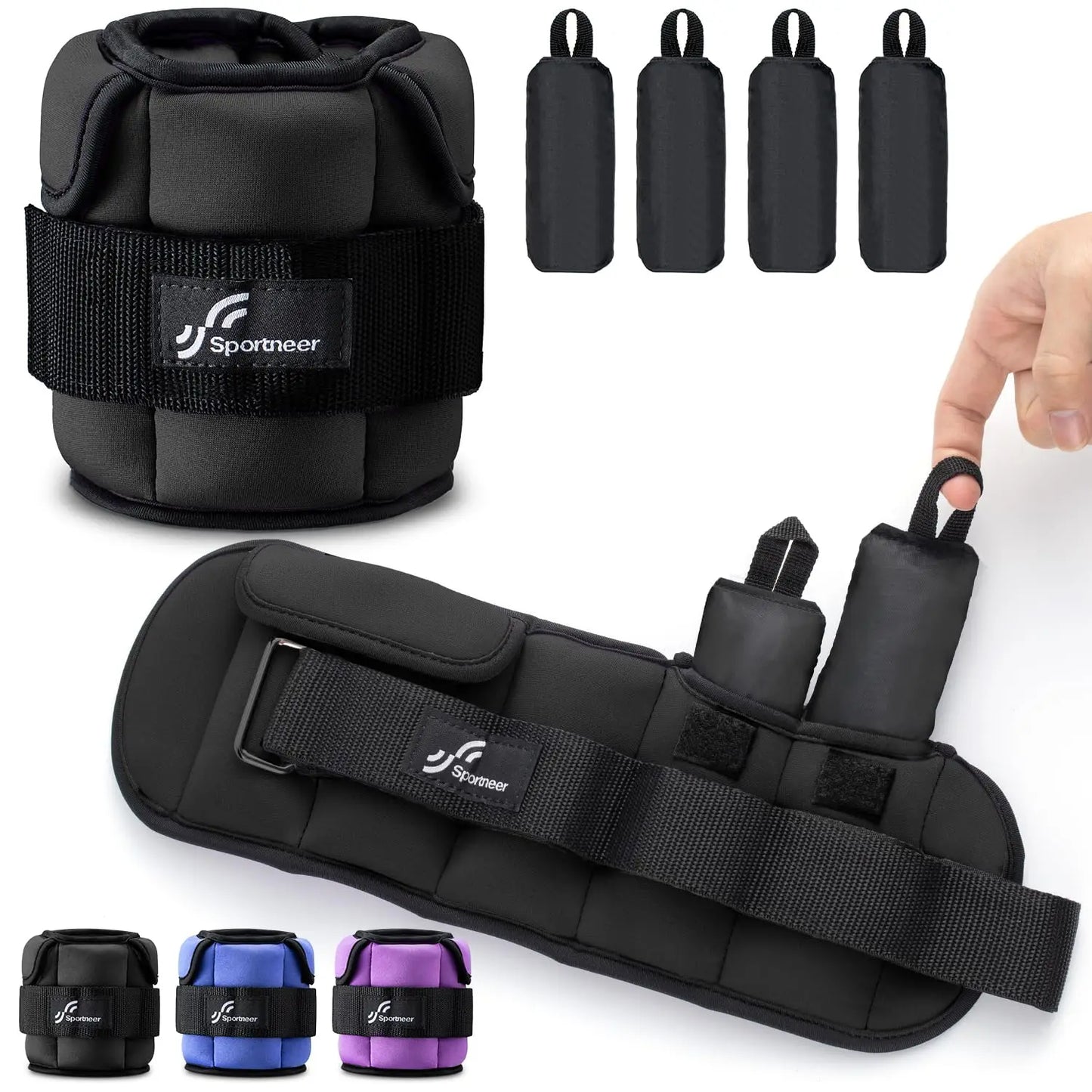 Adjustable Wrist and Ankle Weights 1 Pair